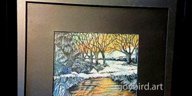 Winter River Scene
