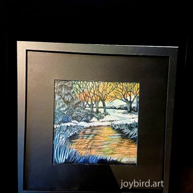 Winter River Scene